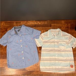 Lot of 2 Boy’s XS 4/5 Button Down Dress Shirts